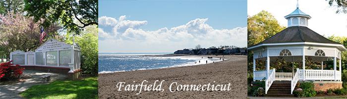 Jennings Beach, Post Rd., and Sherman Green Gazebo in Fairfield